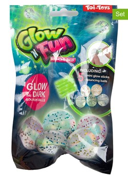 Toi-Toys Piłeczki Flummis (5 sz.) &quot;Glow&quot; - 3+ ze sklepu Limango Polska w kategorii Zabawki - zdjęcie 186722664