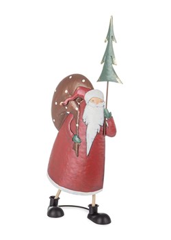 Bizzotto Figurka dekoracyjna &quot;Santa&quot; w kolorze czerwonym - wys. 61 cm ze sklepu Limango Polska w kategorii Dekoracje - zdjęcie 186723013