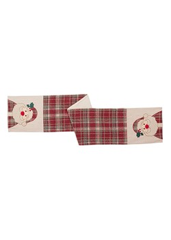 Bizzotto Bieżnik &quot;Santa&quot; w kolorze beżowo-czerwonym - 182 x 33 cm ze sklepu Limango Polska w kategorii Obrusy i bieżniki - zdjęcie 186723033