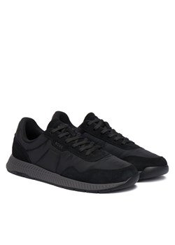 Sneakersy BOSS Titanium 50552895 Czarny ze sklepu eobuwie.pl w kategorii Buty sportowe męskie - zdjęcie 186723101