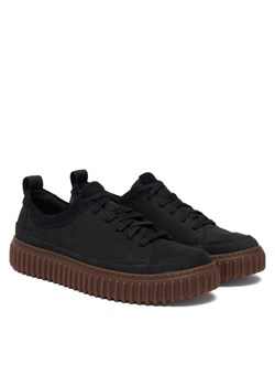 Sneakersy Clarks Torhill Lace 26183470 Czarny ze sklepu eobuwie.pl w kategorii Buty sportowe męskie - zdjęcie 186723114