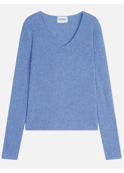 Perfect Cashmere Kaszmirowy sweter &quot;Shannon&quot; w kolorze błękitnym ze sklepu Limango Polska w kategorii Swetry damskie - zdjęcie 186724003
