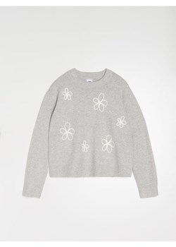 Sinsay - Sweter chunky z domieszką wełny - szary ze sklepu Sinsay w kategorii Swetry damskie - zdjęcie 186725304