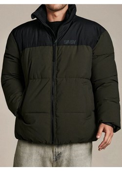 Sinsay - Pikowana kurtka puffer - khaki ze sklepu Sinsay w kategorii Kurtki męskie - zdjęcie 186725314