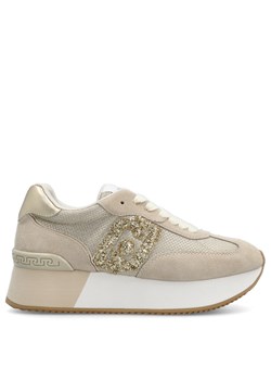Sneakersy premium  - LIU JO DREAMY 02 BEŻOWE ze sklepu Tymoteo.pl - sklep obuwniczy w kategorii Buty sportowe damskie - zdjęcie 186725334