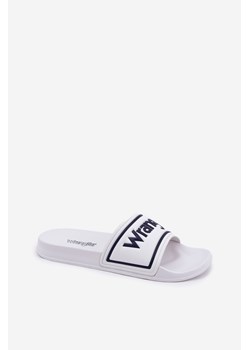 Męskie Klapki Białe WRANGLER AVERELL SLIDER MEN LOW 20251042.1FG ze sklepu ZAZOO w kategorii Klapki męskie - zdjęcie 186726830