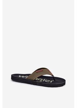 Męskie Klapki Zielone WRANGLER ZANE FLIPFLOP MEN LOW 20251044.57B ze sklepu ZAZOO w kategorii Klapki męskie - zdjęcie 186728722