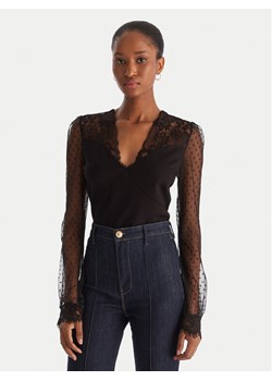 Morgan Bluzka 252-TARSILA Czarny Slim Fit ze sklepu MODIVO w kategorii Bluzki damskie - zdjęcie 186729400