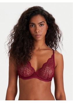 Hunkemöller Biustonosz z fiszbiną 206365 Czerwony ze sklepu MODIVO w kategorii Biustonosze - zdjęcie 186729450