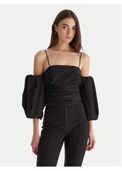 PINKO Bluzka Taffeta 105552 Y3LE Czarny Regular Fit ze sklepu MODIVO w kategorii Bluzki damskie - zdjęcie 186729484