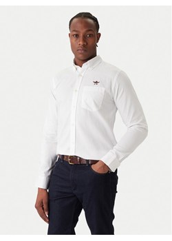 Aeronautica Militare Koszula 252CA1277UCT03532 Biały Regular Fit ze sklepu MODIVO w kategorii Koszule męskie - zdjęcie 186729510