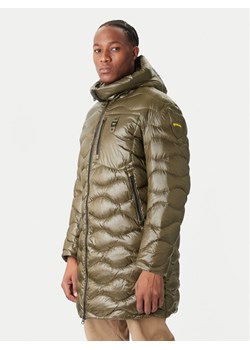 Blauer Płaszcz zimowy Impermeabile 25WBLUK03068 Zielony Regular Fit ze sklepu MODIVO w kategorii Płaszcze męskie - zdjęcie 186729514