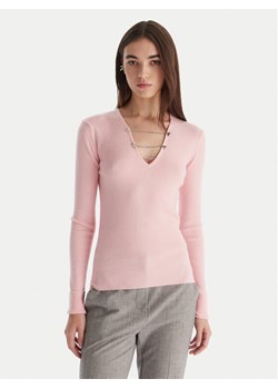 Patrizia Pepe Sweter 2K0331/K7S0-M555 Różowy Regular Fit ze sklepu MODIVO w kategorii Swetry damskie - zdjęcie 186729550