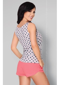Krótka piżama damska Nekesa LC 55127, Kolor koral-niebieski, Rozmiar L/XL, LivCo Corsetti Fashion ze sklepu Primodo w kategorii Piżamy damskie - zdjęcie 186730974