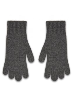 Rękawiczki Weekend Max Mara Lea 2525566015 Szary ze sklepu eobuwie.pl w kategorii Rękawiczki damskie - zdjęcie 186732121