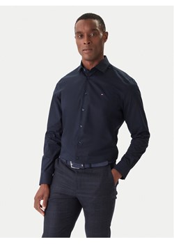 Tommy Hilfiger Koszula MW0MW38347 Granatowy Slim Fit - id: 0000305036704 - marki Tommy Hilfiger - 186732394 Tommy Hilfiger Koszula MW0MW38347 Granatowy Slim Fit ze sklepu MODIVO w kategorii Koszule męskie - zdjęcie 186732394