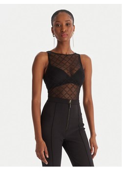 Elisabetta Franchi Body BO-020-51E2-V150 Czarny Slim Fit ze sklepu MODIVO w kategorii Bluzki damskie - zdjęcie 186732440