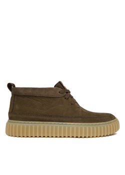 Clarks Trzewiki Torhill LaceHi 26183474 Khaki ze sklepu MODIVO w kategorii Buty zimowe męskie - zdjęcie 186732453