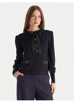 Luisa Spagnoli Sweter Maluma 100211 Granatowy Regular Fit ze sklepu MODIVO w kategorii Swetry damskie - zdjęcie 186732464