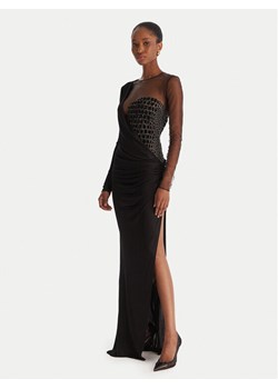 Elisabetta Franchi Sukienka wieczorowa AB-R22-57E2-V890 Czarny Slim Fit ze sklepu MODIVO w kategorii Sukienki - zdjęcie 186732511