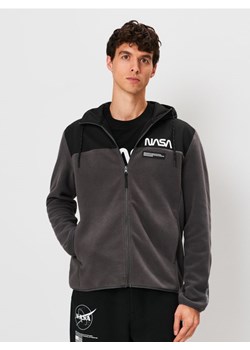 Sinsay - Bluza zip hoodie NASA - szary ze sklepu Sinsay w kategorii Bluzy męskie - zdjęcie 186735680