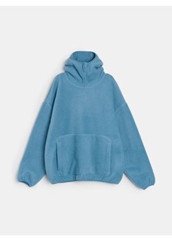 Sinsay - Bluza pullover z kapturem - niebieski ze sklepu Sinsay w kategorii Bluzy męskie - zdjęcie 186735682