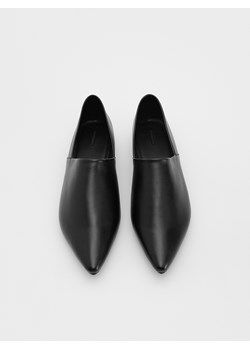 Reserved - Skórzane baleriny - czarny ze sklepu Reserved w kategorii Balerinki - zdjęcie 186736871
