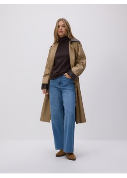 Reserved - Jeansy wide leg z wysokim stanem - niebieski ze sklepu Reserved w kategorii Jeansy damskie - zdjęcie 186737242