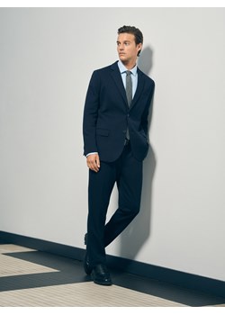 Reserved - Marynarka slim fit - granatowy ze sklepu Reserved w kategorii Marynarki męskie - zdjęcie 186737560