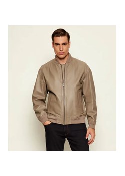 BOSS ORANGE Skórzana kurtka bomber Jobrice | Straight fit ze sklepu Gomez Fashion Store w kategorii Kurtki męskie - zdjęcie 186737972