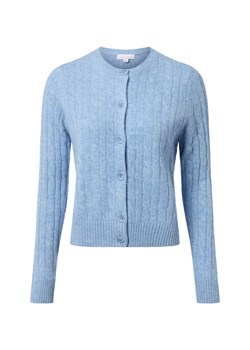 brookshire Wełniany kardigan damski Kobiety Wełna jasnoniebieski marmurkowy ze sklepu vangraaf w kategorii Swetry damskie - zdjęcie 186738521