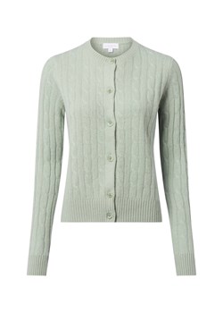 brookshire Wełniany kardigan damski Kobiety Wełna miętowy jednolity ze sklepu vangraaf w kategorii Swetry damskie - zdjęcie 186738522