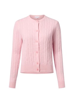 brookshire Wełniany kardigan damski Kobiety Wełna różowy jednolity ze sklepu vangraaf w kategorii Swetry damskie - zdjęcie 186738523