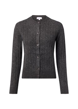 brookshire Wełniany kardigan damski Kobiety Wełna antracytowy marmurkowy ze sklepu vangraaf w kategorii Swetry damskie - zdjęcie 186738524