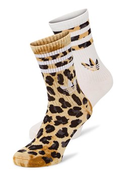 adidas Originals Skarpety w 2-paku Kobiety drobna dzianina biały wzorzysty - id: 770816-0001-09900 - marki adidas Originals - 186738542 adidas Originals Skarpety w 2-paku Kobiety drobna dzianina biały wzorzysty ze sklepu vangraaf w kategorii Skarpetki damskie - zdjęcie 186738542