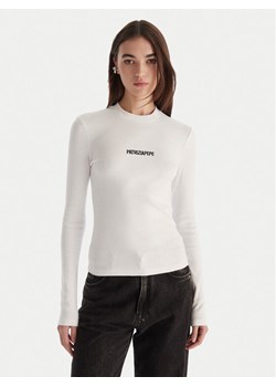 Patrizia Pepe Bluzka 2M4512/J355-W103 Biały Regular Fit ze sklepu MODIVO w kategorii Bluzki damskie - zdjęcie 186740944