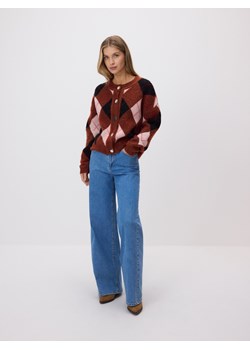 Reserved - Sweter w romby - wielobarwny ze sklepu Reserved w kategorii Swetry damskie - zdjęcie 186742440