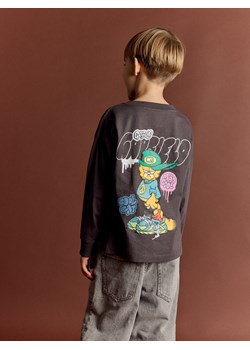 Reserved - Longsleeve GARFIELD - ciemnoszary ze sklepu Reserved w kategorii T-shirty chłopięce - zdjęcie 186742613