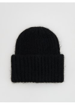 Reserved - Czapka beanie - czarny - id: 715FF-99X - marki Reserved - 186742632 Reserved - Czapka beanie - czarny ze sklepu Reserved w kategorii Czapki zimowe damskie - zdjęcie 186742632