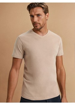 Sinsay - Koszulka - beżowy ze sklepu Sinsay w kategorii T-shirty męskie - zdjęcie 186743963