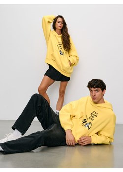 Sinsay - Bluza hoodie z nadrukiem Minions - żółty ze sklepu Sinsay w kategorii Bluzy męskie - zdjęcie 186744160