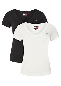 Tommy Jeans Komplet 2 t-shirtów DW0DW21367 Kolorowy Slim Fit ze sklepu MODIVO w kategorii Bluzki damskie - zdjęcie 186746503