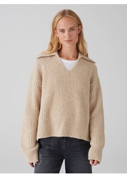 OPUS Sweter w kolorze beżowym ze sklepu Limango Polska w kategorii Swetry damskie - zdjęcie 186747792