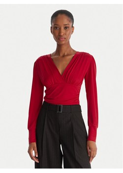 ACCESS FASHION Body 54-2018-324 Czerwony Slim Fit - id: 0000305850706 - marki Access Fashion - 186747950 ACCESS FASHION Body 54-2018-324 Czerwony Slim Fit ze sklepu MODIVO w kategorii Bluzki damskie - zdjęcie 186747950