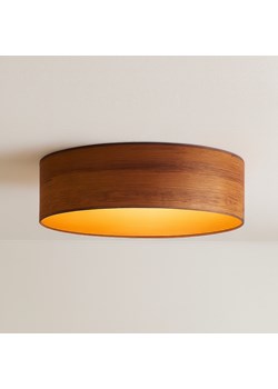 Skandynawska lampa sufitowa do salonu z abażurem DUBAJ ECO fi - 60 cm ze sklepu Lysne w kategorii Lampy sufitowe - zdjęcie 186748574