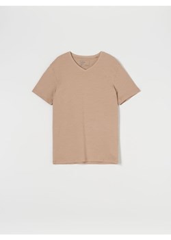 Sinsay - Koszulka - beżowy ze sklepu Sinsay w kategorii T-shirty męskie - zdjęcie 186748890