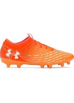 Buty piłkarskie korki uniseks Under Armour UA U Magnetico Select 5 FG - pomarańczowe ze sklepu Sportstylestory.com w kategorii Buty sportowe damskie - zdjęcie 186749113