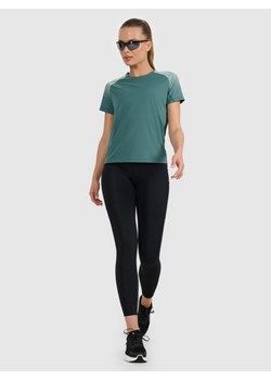 Damskie legginsy do biegania 4F 4FWAW25TFTIF357 - czarne ze sklepu Sportstylestory.com w kategorii Spodnie damskie - zdjęcie 186749230