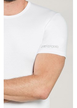 Kappa męski t-shirt klasyczny z grubszej bawełny biały K1306, Kolor biały, Rozmiar S, Kappa ze sklepu Primodo w kategorii Podkoszulki męskie - zdjęcie 186749373