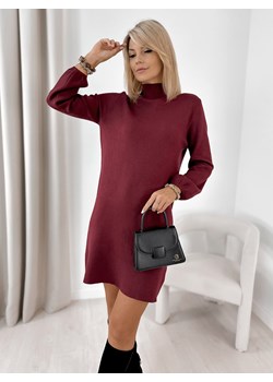 sukienka iselin bordowa one size - id: prod-82305-group - marki UBRA - 186749781 sukienka iselin bordowa one size ze sklepu UBRA w kategorii Sukienki - zdjęcie 186749781